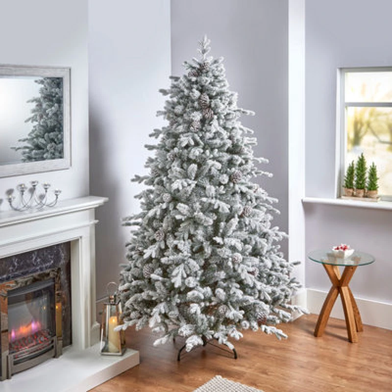 Image of Premier Decorations Premier Decorations 6ft Snowy Dorchester Christmas Tree