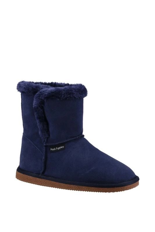 Image of Hush Puppies Ashleigh Slipper Bootie - Blue Blue 3