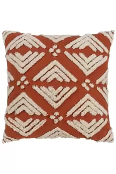 Image of Taya Square Tufted Cotton Polyester Filled Cushion