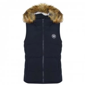 Image of SoulCal 2 Zip Gilet Ladies - Navy