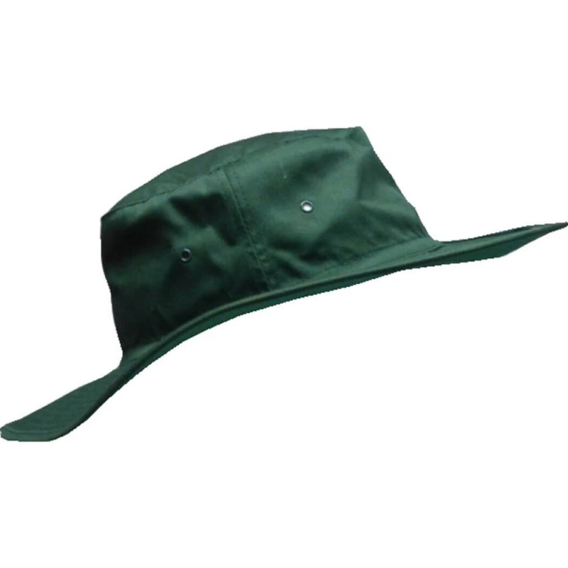 Image of Kookaburra Wide Brim Cricket Bucket Hat in Green Size: Large Green Unisex L