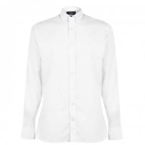 Image of Hackett Slim Fit Oxford Shirt - White800