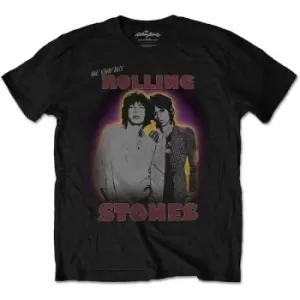 Image of The Rolling Stones - Mick & Keith Unisex X-Large T-Shirt - Black