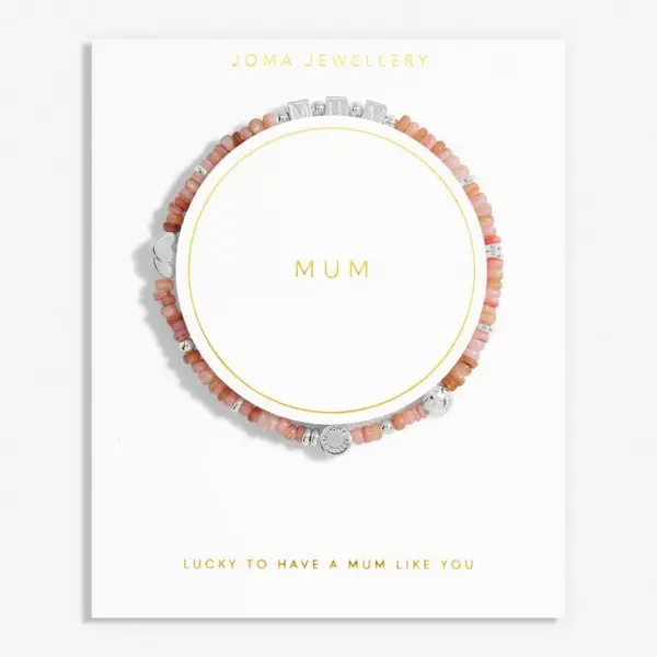 Image of Happy Little Moments Mum Silver Plated 17.5cm Bracelet 7086