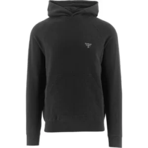 Image of Barbour Beacon Black Pop Over Hoodie