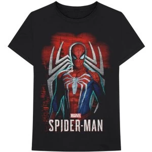 Image of Marvel Comics - Spiderman Games 1 Unisex Medium T-Shirt - Black