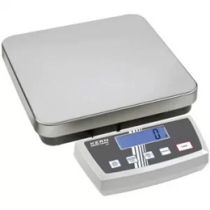 Image of Kern DE 15K2D Parcel scales Weight range 15 kg Readability 2 g, 5g mains-powered, battery-powered Silver