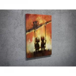 Image of DC047 Multicolor Decorative Canvas Painting