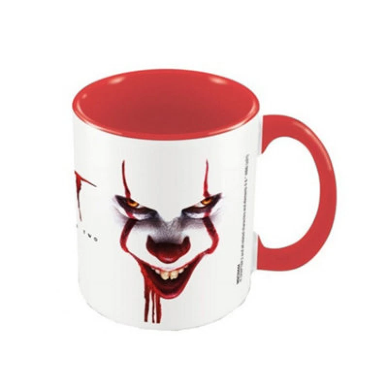 Image of IT IT Pennywise Mug in Red Red One Size Unisex 5059958539242