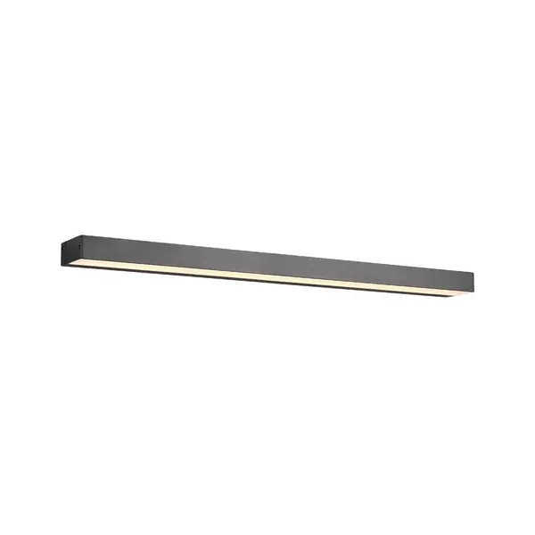 Image of Rocco Modern 90cm Bathroom Wall Lamp Black Matt 3000K IP44