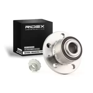 Image of RIDEX Wheel bearing kit 654W0040 Wheel hub bearing,Wheel bearing VW,AUDI,SKODA,POLO (9N_),Polo Schragheck (6R1, 6C1),Fox Schragheck (5Z1, 5Z3, 5Z4)