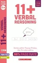 Image of Pass Your 11+: 11+ Verbal Reasoning Practice and Assessment for the CEM Test Ages 10-11