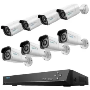 Image of Reolink NVS16-5KB8-A rl5kb8 LAN IP-CCTV camera set 16-channel incl. 8 cameras 4096 x 2512 p