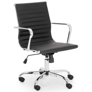 Image of Julian Bowen Gio Black & Chrome Office Chair