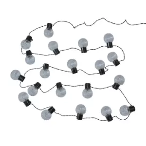 Image of 20 x IP44 Warm White Battery Operated String Lights with Pumpkin Caps