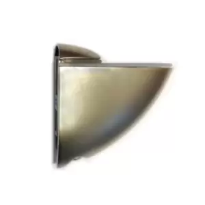 Image of GTV Adjustable Shelf Support Glass Clamp Pelican Chrome 75 x 67mm Medium - Colou