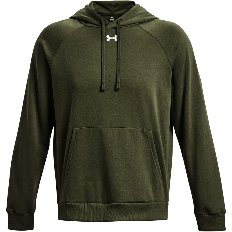 Image of Under Armour Rival Fleece Hoodie Mens Green male S