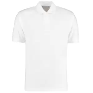 Image of Kustom Kit Mens Regular Fit Workforce Pique Polo Shirt (M) (White)