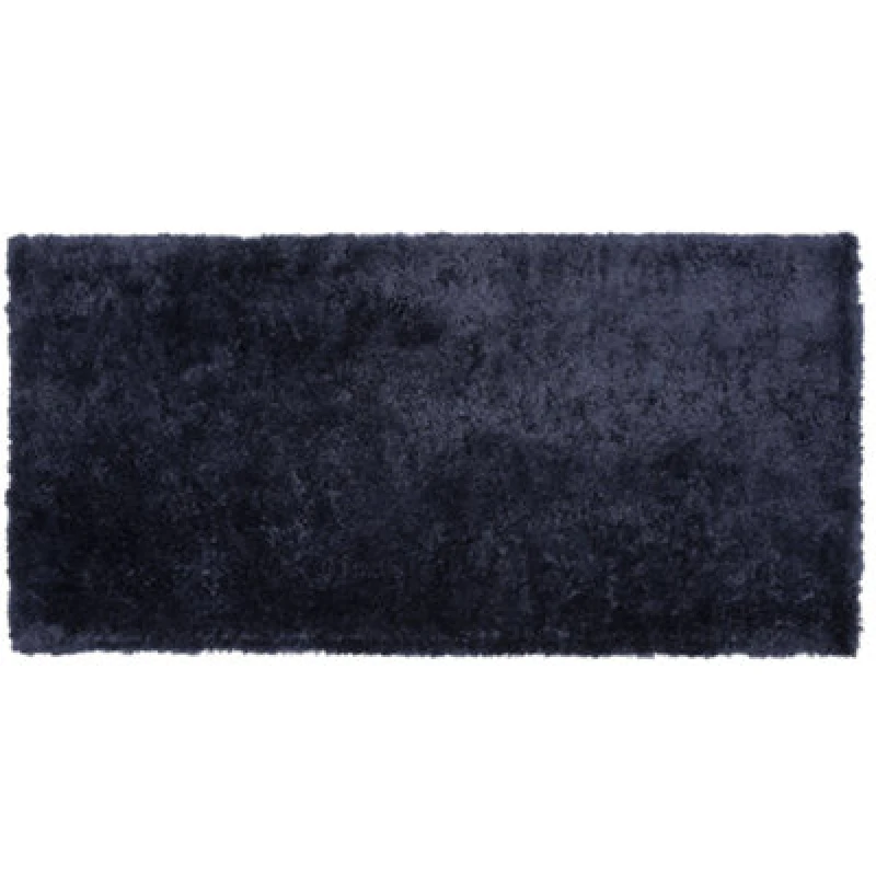 Image of Beliani Shaggygy Rug Evren Dark Blue 80 X 150 Cm