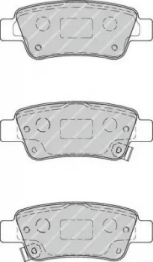 Image of Ferodo FDB4233 Brake Pad Set Rear Axle Premier Car