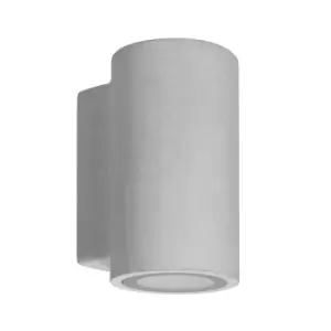 Image of Rem Up Down Wall Fixture IP44 GU10 7W Cement