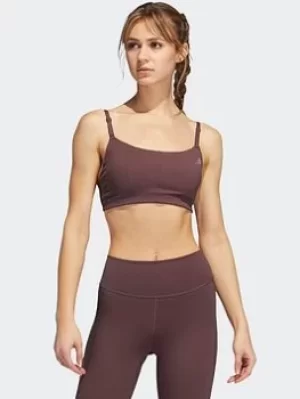 Image of adidas Yoga Studio Light-support Bra, Grey Size XS Women