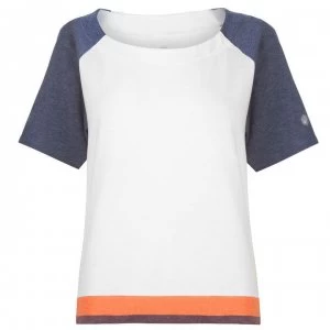 Image of Asics Cool Short Sleeve Running T Shirt Ladies - White/Blue