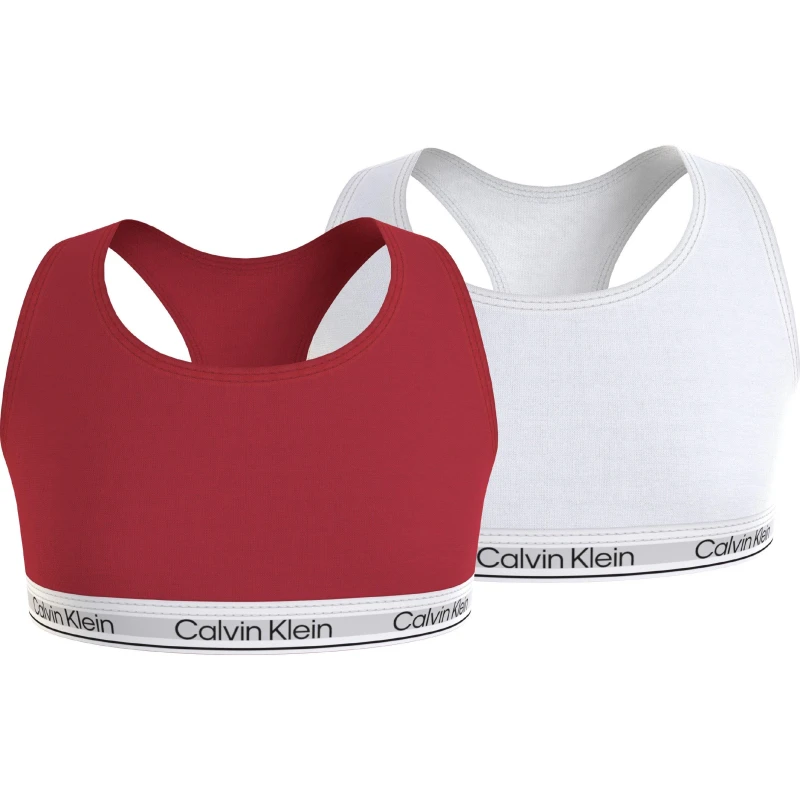 Image of Calvin Klein 2-Pack Bra Juniors - Multi Multi 7 - 8 Years