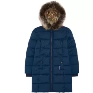 Image of Barbour Girls Rosoman Quilted Jacket - Blue