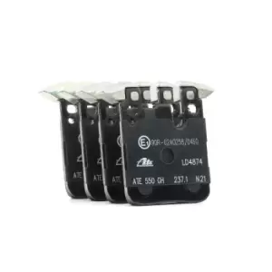 Image of ATE Brake pad set Ceramic 13.0470-4874.2 Brake pads,Brake pad set, disc brake BMW,1 Schragheck (F20),3 Touring (F31),3 Limousine (F30, F80),3 GT (F34)