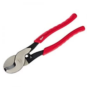 Image of Milwaukee Cable Cutting Plier 48226104 Iron Carbide Silver, Red