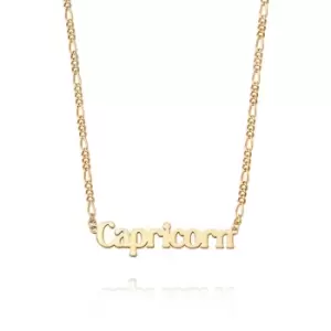 Image of Daisy London Jewellery 18ct Gold Plate Capricorn Zodiac Necklace 18Ct Gold Plate