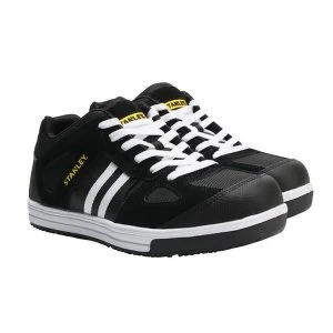 Image of Stanley Clothing Cody Black/White Stripe Safety Trainers UK 7 EUR 41