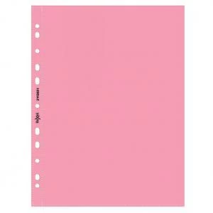 Image of Quality A4 Punched Pockets, Red, Pack of 10 - Outer Carton of 10