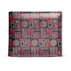 Image of HASBRO Dungeons & Dragons Symbols All-over Print Bi-fold Wallet Multi-colour (MW551380HSB)