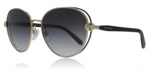 Image of Bvlgari BV6087B Sunglasses Black/Pink Gold 20238G 57mm