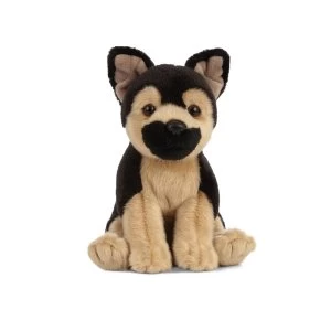Image of Living Nature Soft Toy - Plush German Shepherd Puppy (16cm)