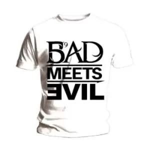 Image of Eminem - Bad Meets Evil Unisex XX-Large T-Shirt - White