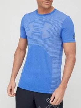 Image of Urban Armor Gear Seamless Logo T-Shirt - Blue/Black