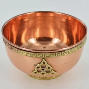Image of Copper Bowl Triquetra 10 cm