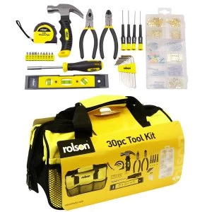Image of Rolson 30 Piece Tool Kit