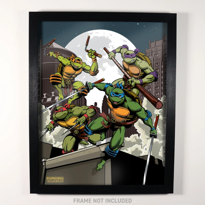 Image of Teenage Mutant Ninja Turtles Limited Edition Fan-Cel Multi