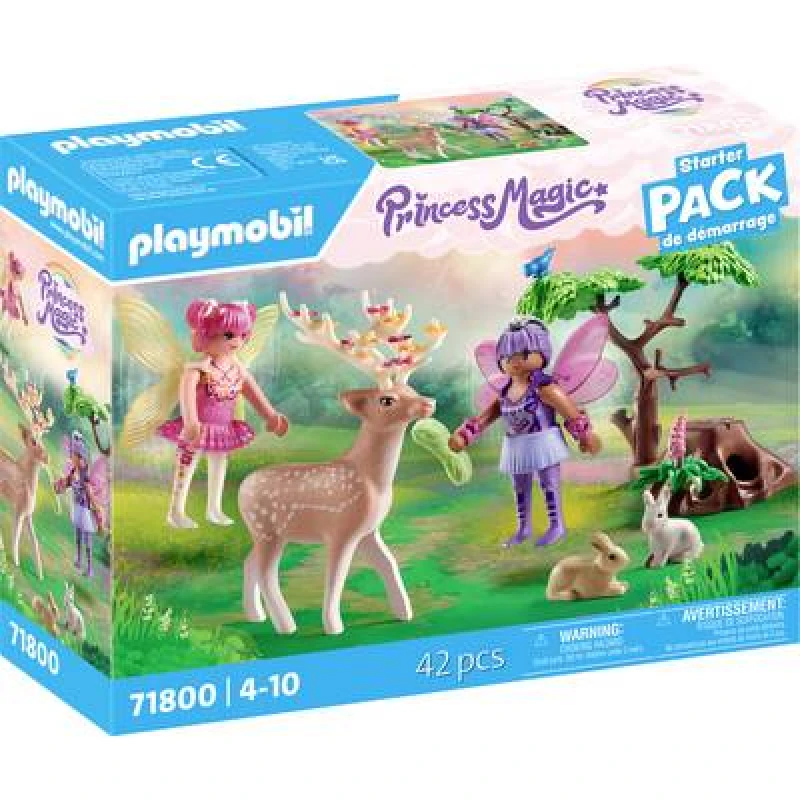 Image of PLAYMOBIL Playmobil Fairies Fairy with sweet forest animals 71800 71800