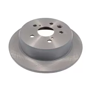 Image of Blue Print Pair of Solid Painted Brake Disc Rotor ADT343209 fits REAR