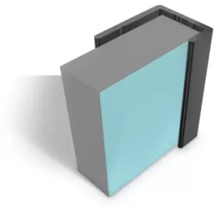 Image of Classic 11mm Wall Panel End Cap Trim Type c Black - Black - Multipanel