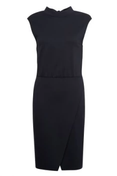 Image of Great Plains Joelle Jersey Bow Back Dress Black