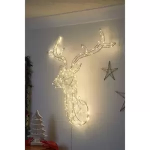 Image of 250 LED Hanging Stag Decoration