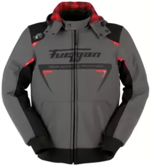 Image of Furygan Sektor Roadster Dark Grey Black Red XL