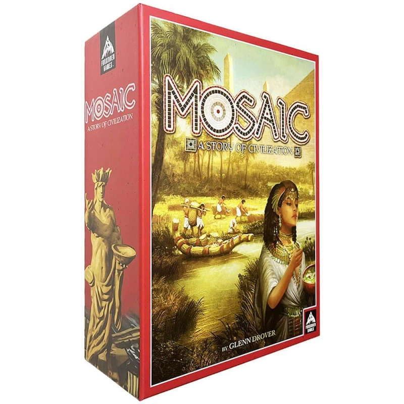 Image of University Games Mosaic: A Story of Civilization - White White One Size