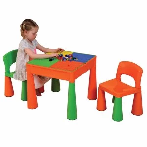Image of Liberty House Toys Kids Multifunctional Table and Chair, Orange